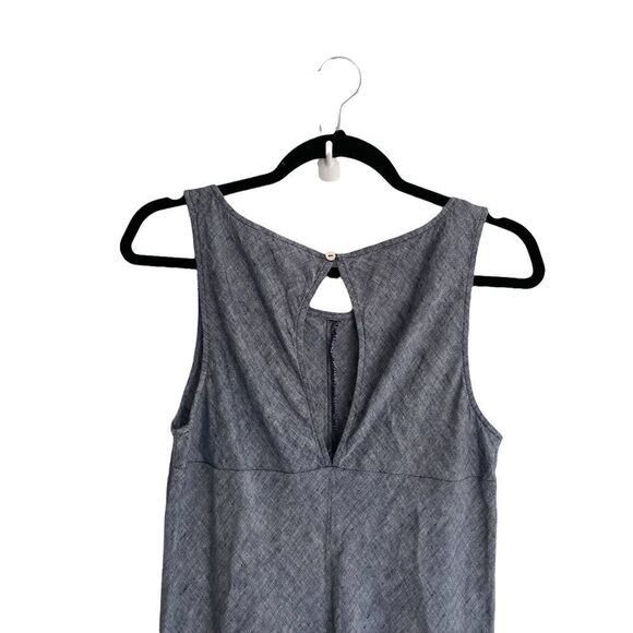 SUNFLOWER Italy Linen Cotton Sleeveless Halter Maxi Dress Grey XS - Picture 5 of 8